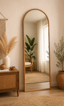 Espelho Portal em Couro Pinterest