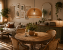 Lustre Pendente de MDF Boho Chic